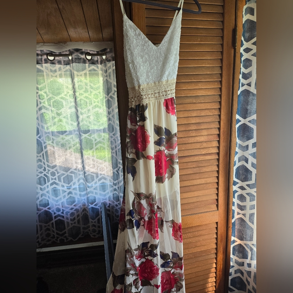 Glare Lace Floral Dress